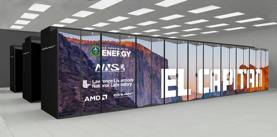 Der Supercomputer El Capitan rechnet zehn Mal schneller als der momentan schnellste Supercomputer der Welt.
