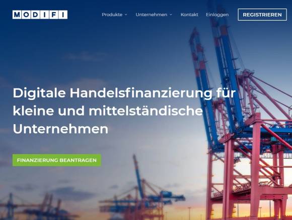 Digitale Handelsfinanzierung von Modifi