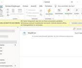 Outlook meldet eine getaktete Verbindung