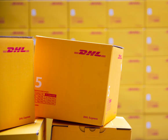 Pakete von DHL 