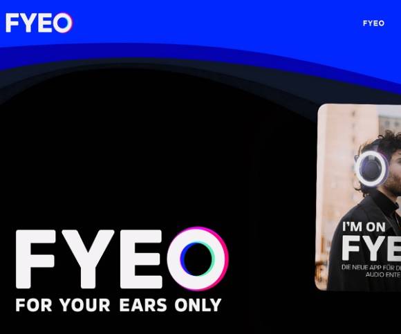 Website von FYEO - "For Your Ears Only" 