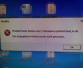 Fehlermeldung beim Windows-Start