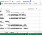 Excel kennt fürs Umwandeln von Bits, Bytes usw. spezielle Funktionen