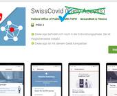 Screenshot SwissCovid-App im Play Store