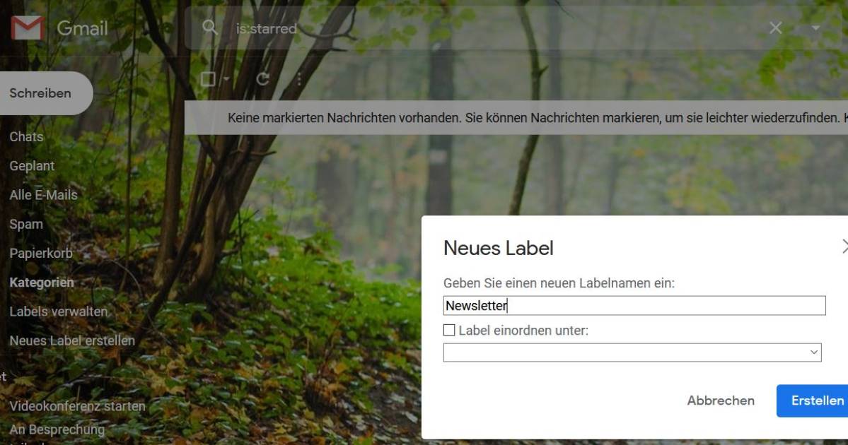 Gmail: Labels erstellen - so gehts - onlinepc.ch