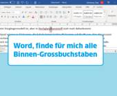 Aufmacherbild mit Word-Beispieltext