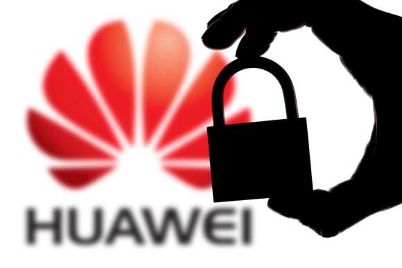 Huawei Logo mit Schloss 