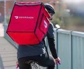 Fahrradkurier von DoorDash