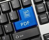 PDF-Taste auf Tastatur