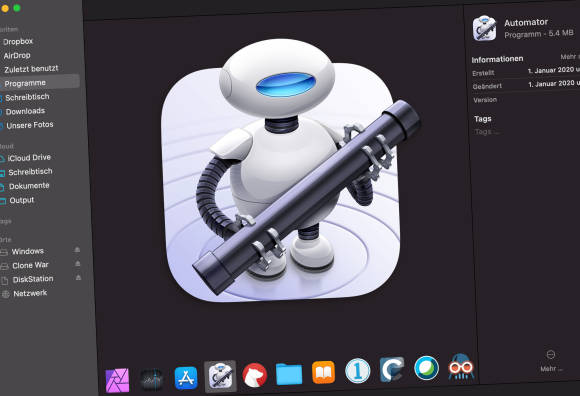 Unter macOS sind Icons eine Kunstform