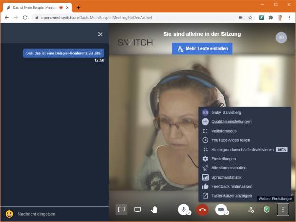Screenshot Jitsi Screenshot Jitsi