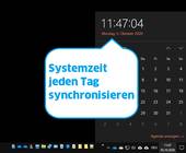 Screenshot Windows-Zeitanzeige
