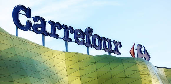 Carrefour französischer Supemarkt Logo 