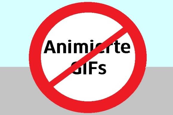Verbotsschild mit Text Animierte GIFs 