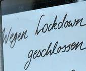 Wegen Lockdown geschlossen