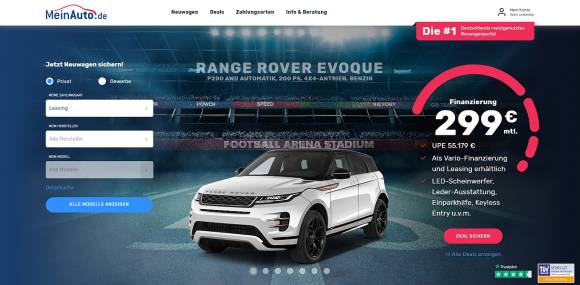 Website MeinAuto 