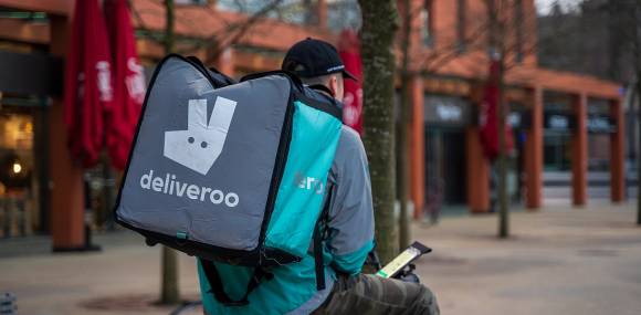 Deliveroo-Fahrer 