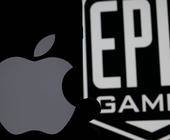 Apple Logo und Epic Games Logo
