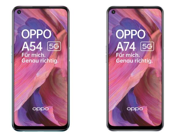 Die Oppo A54 und A74 