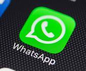 WhatsApp Messenger App auf Smartphone-Screen