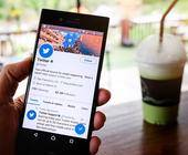Twitter-App auf Smartphone