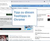 Chrome-Screenshot mit Tooltipp