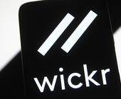 Wickr App Logo auf Smartphone