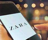 Zara App auf Smartphone