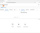 Screenshot Google-Übersetzer