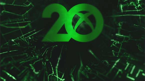 Xbox-Jubiläums-Logo in Grün auf Schwarz 