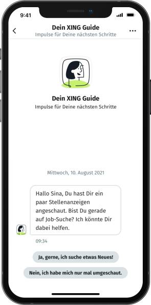 Xing Guide in der Xing App