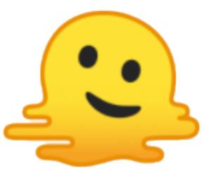 Zerfliessendes Smily