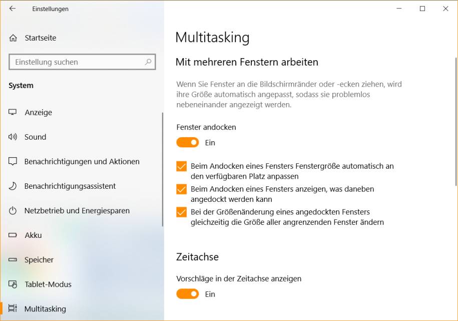 Windows Fenster einschnappen, wie Sie es wollen onlinepc.ch