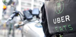 Uber Eats Fahrer 