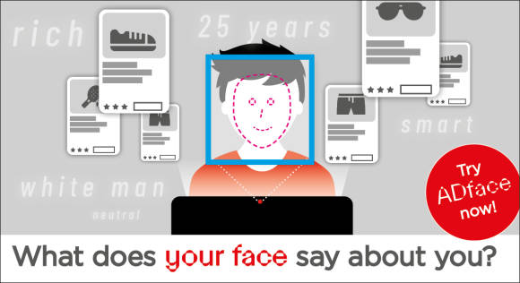 AdFace-Banner: Was sagt Ihr Gesicht über Sie aus? 