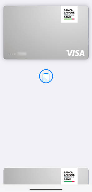 Screenshot Visa-Kreditkarte in der Migrosbank-App