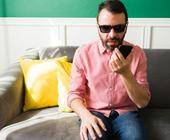 Blinder Smartphone-Nutzer