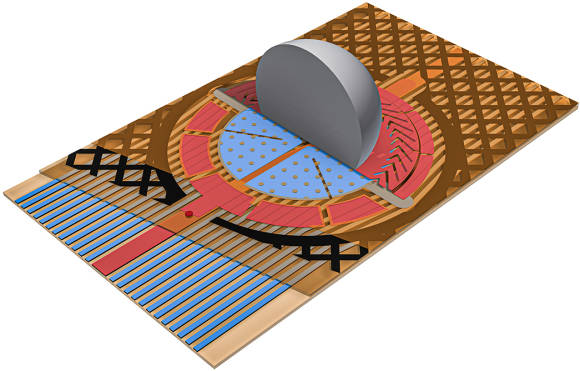 Schematische Darstellung eines Sensors