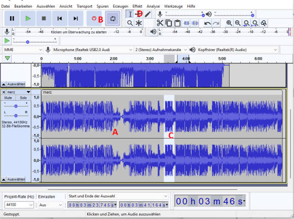 Audacity-Screenshot