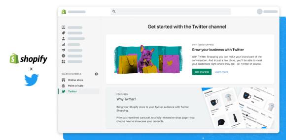 Twitter und Shopify 