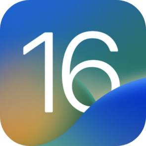 Logo von iOS 16 