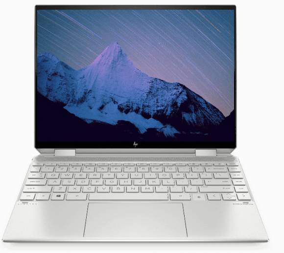 Ein Notebook des Typs HP Convertible Spectre x360 