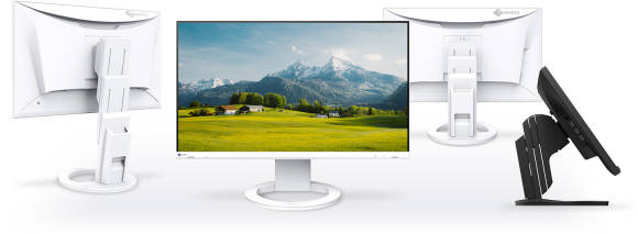 Eizo EV2490 in verschiedenen Farben und Ansichten