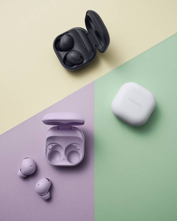 Galaxy Buds2 Pro Promobild mit Farben