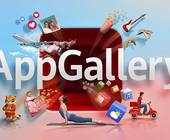 Buntes Banner der Huawei-AppGallery