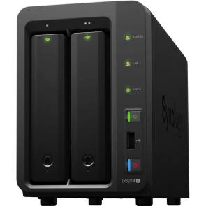 Ein Synology NAS in Schwarz