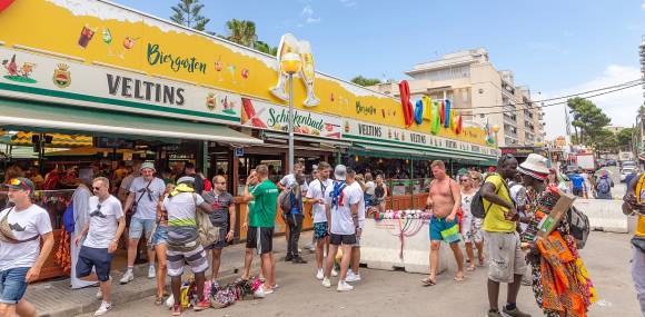 "Schinkenstraße" in Palma de Mallorca 