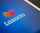 Lazada-App auf einem Smartphone
