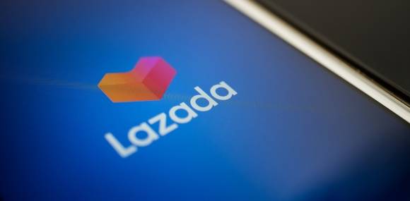 Lazada-App auf einem Smartphone 