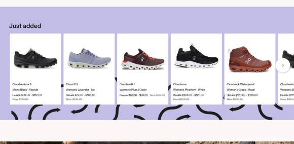 Shop-Details auf "Onward"